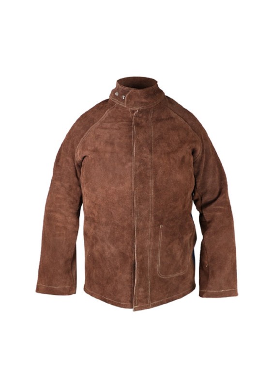 Veste de soudeur cuir SINGER VEPSOUD dos ignifugé Taille L/XL